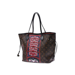 Louis Vuitton Yamamoto Cruise Brown Kansai Bag Neverfull Tote Leather